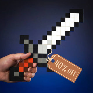Mining Tools Building Kit Bricker Builds Iron Sword Bricks & Instructions