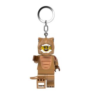 LEGO® Minifigures Large Keychain Light - T-Rex Costume Fan, Keychain LEGO®