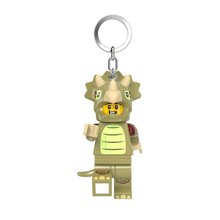 LEGO® Minifigures Keychain Light - Triceratops Costume Fan Keychain LEGO®