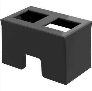 Minifigure Body Wear, Clone Trooper Leg Armor Anti-Blast Kama, Part# 61190a Part LEGO® Black