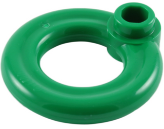 Minifigure Utensil, Flotation Ring (Life Preserver), Part# 30340 Part LEGO® Green  