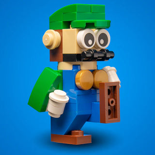 Green Plumber Building Figure Building Kit B3 Customs