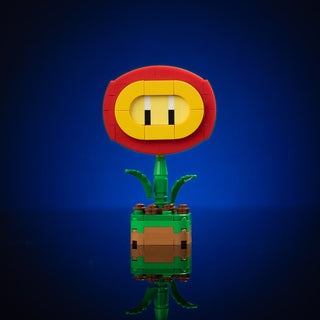 Mini Fire Flower Building Kit Bricker Builds
