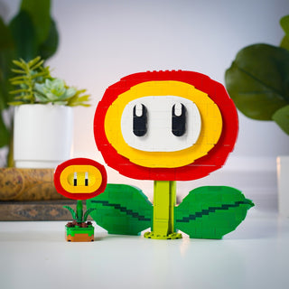 Mini Fire Flower Building Kit Bricker Builds