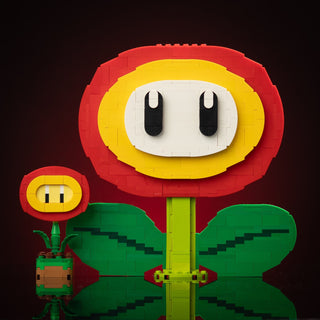 Mini Fire Flower Building Kit Bricker Builds