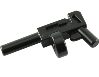 Minifigure Weapon, Tommy Gun, Part# x1608 Part LEGO® Black