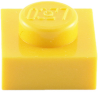 Plate 1x1, Part# 3024 Part LEGO® Yellow  