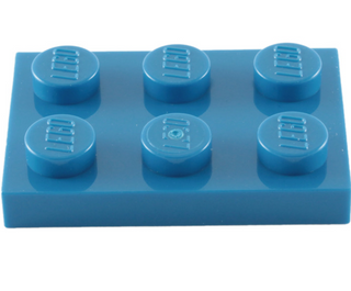 Plate 2x3, Part# 3021 Part LEGO® Blue  