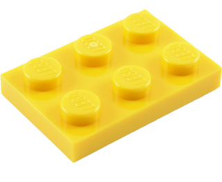 Plate 2x3, Part# 3021 Part LEGO® Yellow  