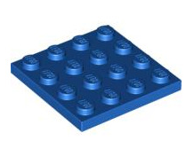 Plate 4x4, Part# 3031 Part LEGO® Blue  
