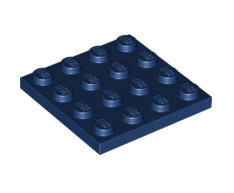 Plate 4x4, Part# 3031 Part LEGO® Dark Blue  