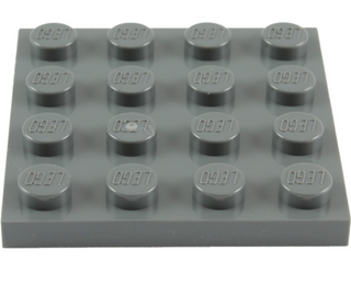 Plate 4x4, Part# 3031 Part LEGO® Dark Bluish Gray  