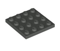 Plate 4x4, Part# 3031 Part LEGO® Dark Gray  