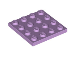 Plate 4x4, Part# 3031 Part LEGO® Lavender  