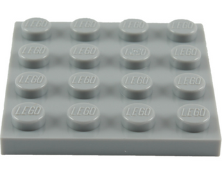 Plate 4x4, Part# 3031 Part LEGO® Light Bluish Gray  