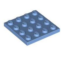 Plate 4x4, Part# 3031 Part LEGO® Medium Blue  