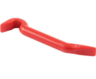 Minifigure Utensil, Crowbar, Part# 92585 Part LEGO® Red