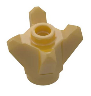 Rock 1 x 1 Crystal 4 Point Part # 11127 Part LEGO® Pearl Gold  