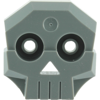 Rock Skull 1x4x3 Relief with Two Pins, Part# 47990 Part LEGO® Dark Bluish Gray