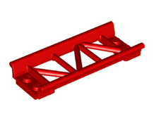 Roller Coaster Straight 8L, Part# 26022 Part LEGO® Red