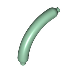 Hot Dog Sausage, Part# 33078 Part LEGO® Sand Green