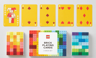 Playing Cards Standard, Brick Pattern - 2-Deck Set Gear LEGO®