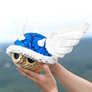 Life-Sized Blue Shell Building Kit Bricker Builds