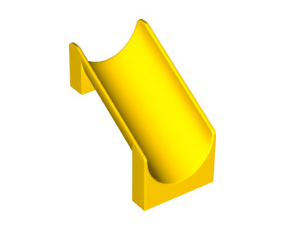 Slide Playground 4x6x6 Straight, Part# 27976 Part LEGO® Yellow  