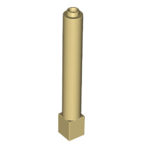 Support 1x1x6 Solid Pillar, Part# 43888 Part LEGO® Tan 1 Part