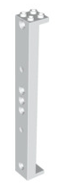 Support 2x2x13 with 5 Pin Holes, Part# 91176 Part LEGO® White