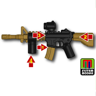 Army Ranger OCP SF Soldier Custom Minifigure, BB40 Custom minifigure Battle Brick