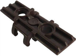 Technic Link, Tread Wide with 2 Pin Holes, Part# 57518 Part LEGO® Dark Brown  