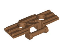 Technic Link, Tread Wide with 2 Pin Holes, Part# 57518 Part LEGO® Medium Nougat 1 Part