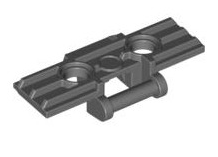Technic Link, Tread Wide with 2 Pin Holes, Part# 57518 Part LEGO® Dark Bluish Gray  