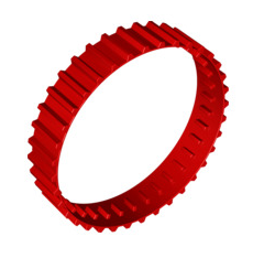 Tread with 36 Treads Large (Non-Technic), Part# x1681 Part LEGO® Red