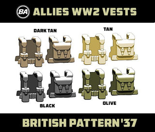 WW2 British Pattern '37 Vest- BRICKARMS Custom Body Wear Brickarms   