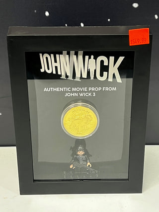 Lion Coin, from John Wick 3 Movie Prop Atlanta Brick Co   