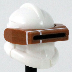 Dark Orange Macrobinoculars- CAC Custom Headgear Accessory Clone Army Customs White