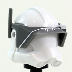 Detail Dark Gray Visor Style- CAC Custom Headgear Accessory Clone Army Customs White