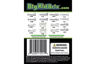 Dual Hero Metallic Hilt Pack Custom, Accessory BigKidBrix