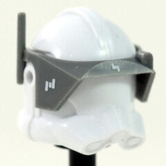 Detail Kamino Print Dark Gray Visor- CAC Custom Headgear Accessory Clone Army Customs