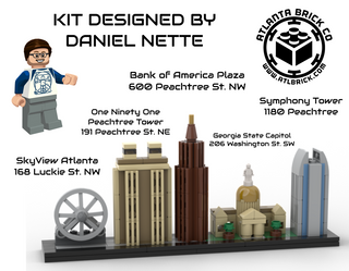 Atlanta Skyline Building Kit #ABC1836 ABC Building Kit United Brick Co®