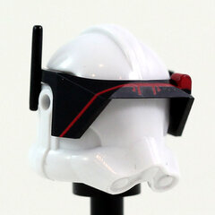Detail Black Visor Style- CAC Custom Headgear Accessory Clone Army Customs Red