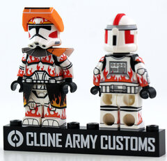 R-P2 Burning Legion Commander- CAC017 Custom minifigure Clone Army Customs