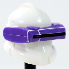 Detail White Print Purple Macrobinoculars- CAC Custom Headgear Accessory Clone Army Customs