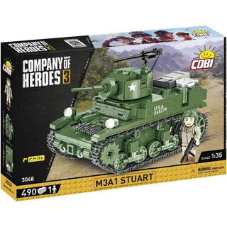 COBI Company of Heroes 3 M3A1 STUART Tank #3048 Cobi Kit Cobi Toys