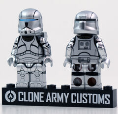 Commando Metallic- CAC064 Custom minifigure Clone Army Customs