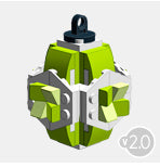 Holiday Ornaments Custom Building Set (Chris McVeigh) Building Kit LEGO® Crinkle Ornament