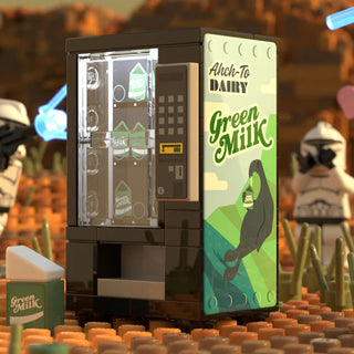 Green Milk Vending Machine Building Kit B3 Customs