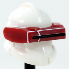 Detail Dark Red Macrobinoculars- CAC Custom Headgear Accessory Clone Army Customs White